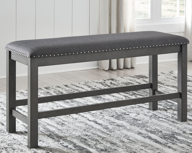 Myshanna - Gray - Double Uph Bench Signature Design by Ashley® 