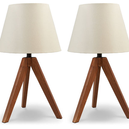 Laifland - Wood Table Lamp (Set of 2) Signature Design by Ashley® 