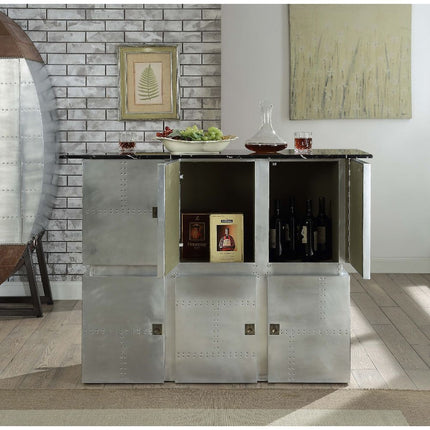 Brancaster - Bar Table - Marble & Aluminum ACME 