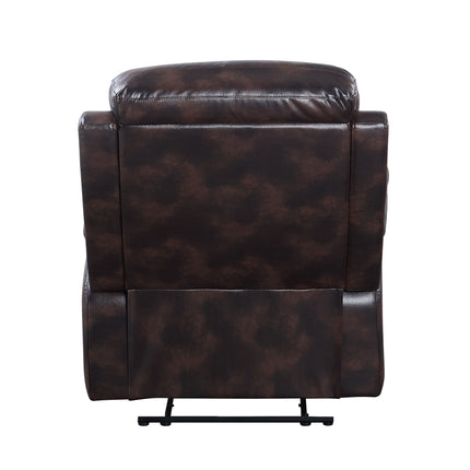 Perfiel - Recliner - 2 Tone Dark Brown Top Grain Leather ACME 