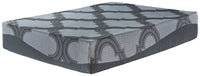 Thumbnail for 12 Inch Ashley Hybrid - Gray - 2 Pc. - Queen Hybrid Mattress With Adjustable Base - Tony's Home Furnishings