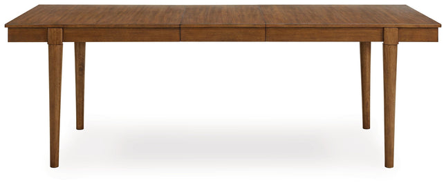 Lyncott - Brown - Rectangular Dining Room Extension Table Signature Design by Ashley® 