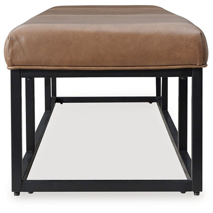 Joston - Caramel - Accent Bench Signature Design by Ashley® 