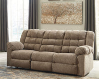 Thumbnail for Workhorse - Cocoa - Reclining Sofa Ashley Furniture 