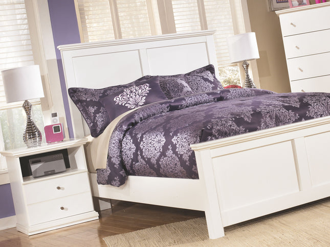 Bostwick - White - One Drawer Night Stand Ashley Furniture 