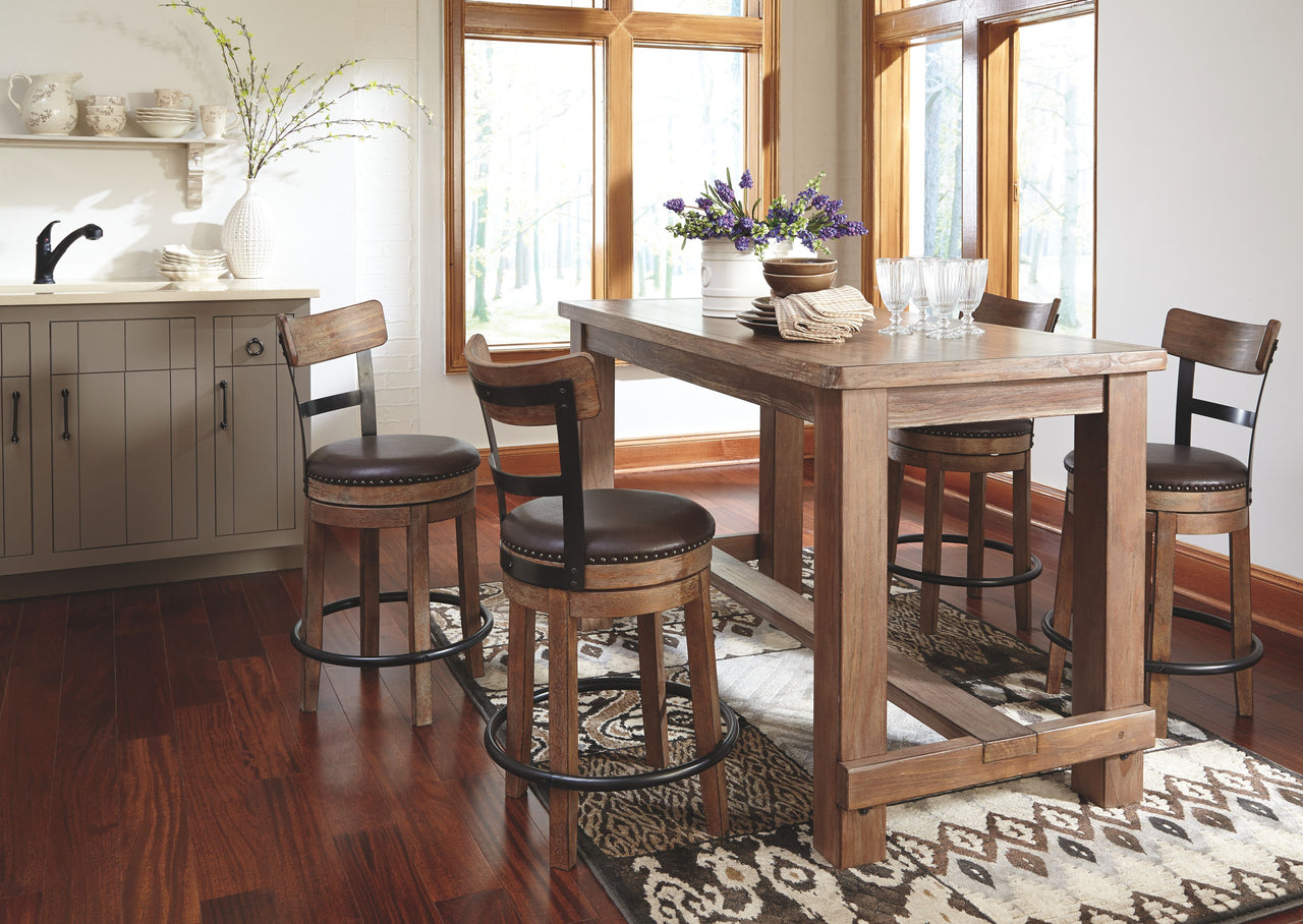 Pinnadel - Swivel Barstool Ashley Furniture 
