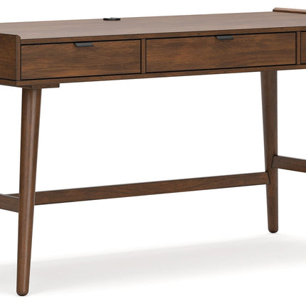 Lyncott - Brown - Home Office Desk Signature Design by Ashley® 