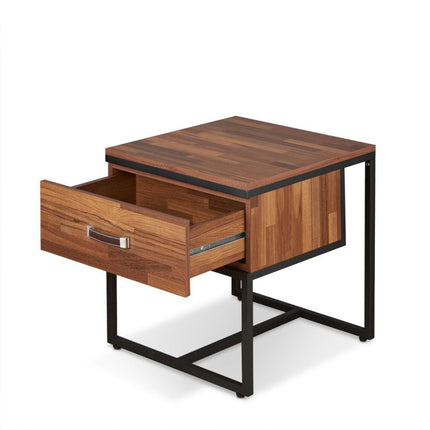 Sara - I - End Table - Walnut & Sandy Black ACME 