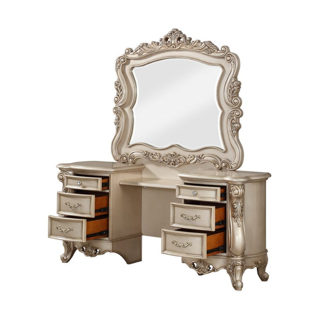 Gorsedd - Vanity Desk - Antique White ACME 