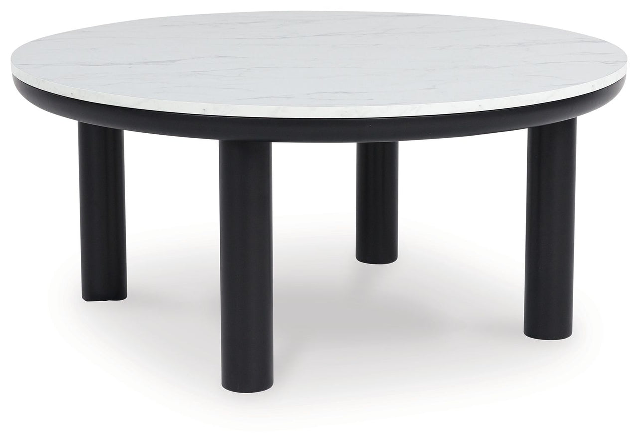 Xandrum - Black / White - Occasional Table Set (Set of 3) - Tony's Home Furnishings