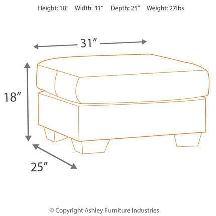 Darcy - Ottoman Ashley Furniture 