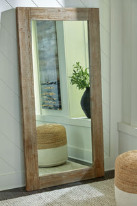 Thumbnail for Waltleigh - Distressed Brown - Floor Mirror - Tony's Home Furnishings