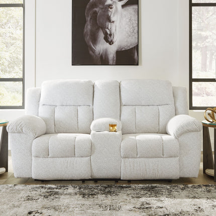 Frohn - Dbl Reclining Loveseat With Console Signature Design by Ashley® 