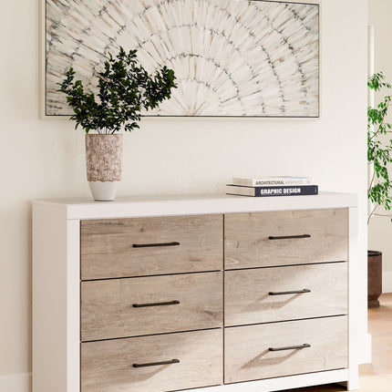 Charbitt - Two-tone - Six Drawer Dresser Signature Design by Ashley® 