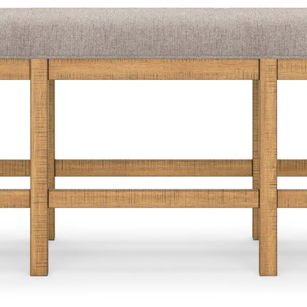 Havonplane - Brown - Xl Counter Height Upholstered Dining Bench Signature Design by Ashley® 