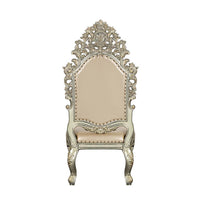 Sorina - Side Chair (Set of 2) - PU & Antique Gold Finish ACME 