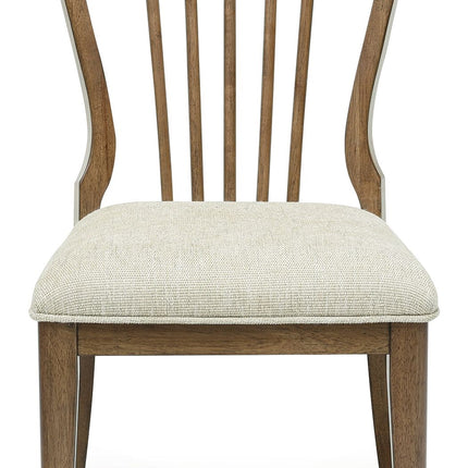 Sturlayne - Brown - Dining Upholstered Side Chair (Set of 2) - Spindleback Benchcraft® 