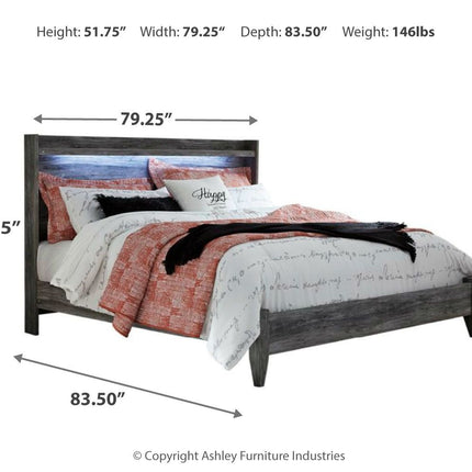 Baystorm - LED Panel Bed Signature Design by Ashley® 