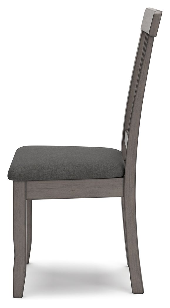 Shullden - Gray - Dining Room Side Chair (Set of 2) - Tony's Home Furnishings