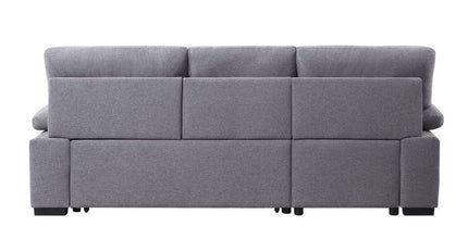 Nazli - Sectional Sofa - Gray Fabric ACME 