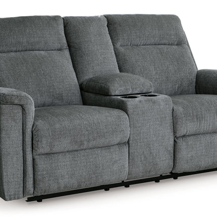 Barnsana - Dbl Power Reclining Loveseat With Console Signature Design by Ashley® 