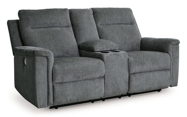 Barnsana - Dbl Power Reclining Loveseat With Console Signature Design by Ashley® 