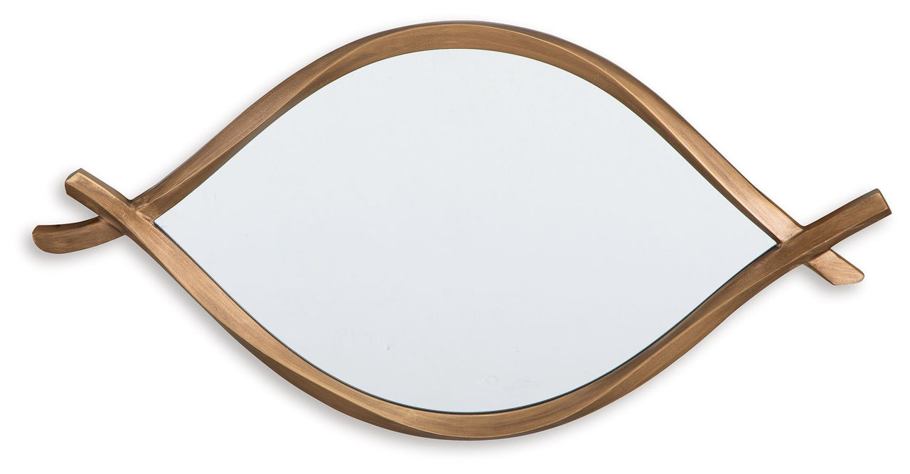 Bartner - Antique Gold Finish - Accent Mirror - Tony's Home Furnishings