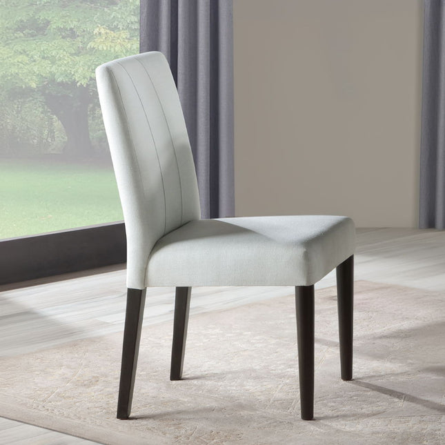 Carena - Side Chair (Set of 2) - White & Brown Finish ACME 