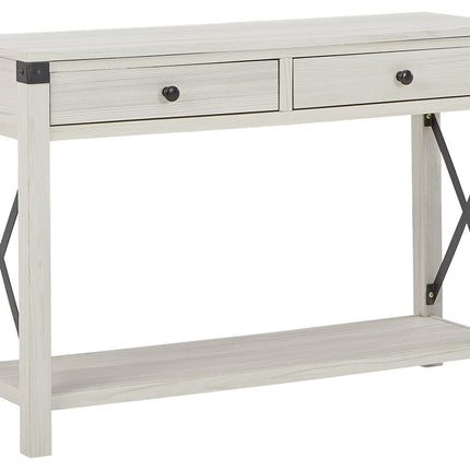 Bayflynn - Whitewash - Console Sofa Table With 2 Drawers Signature Design by Ashley® 