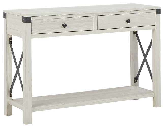 Bayflynn - Whitewash - Console Sofa Table With 2 Drawers Signature Design by Ashley® 