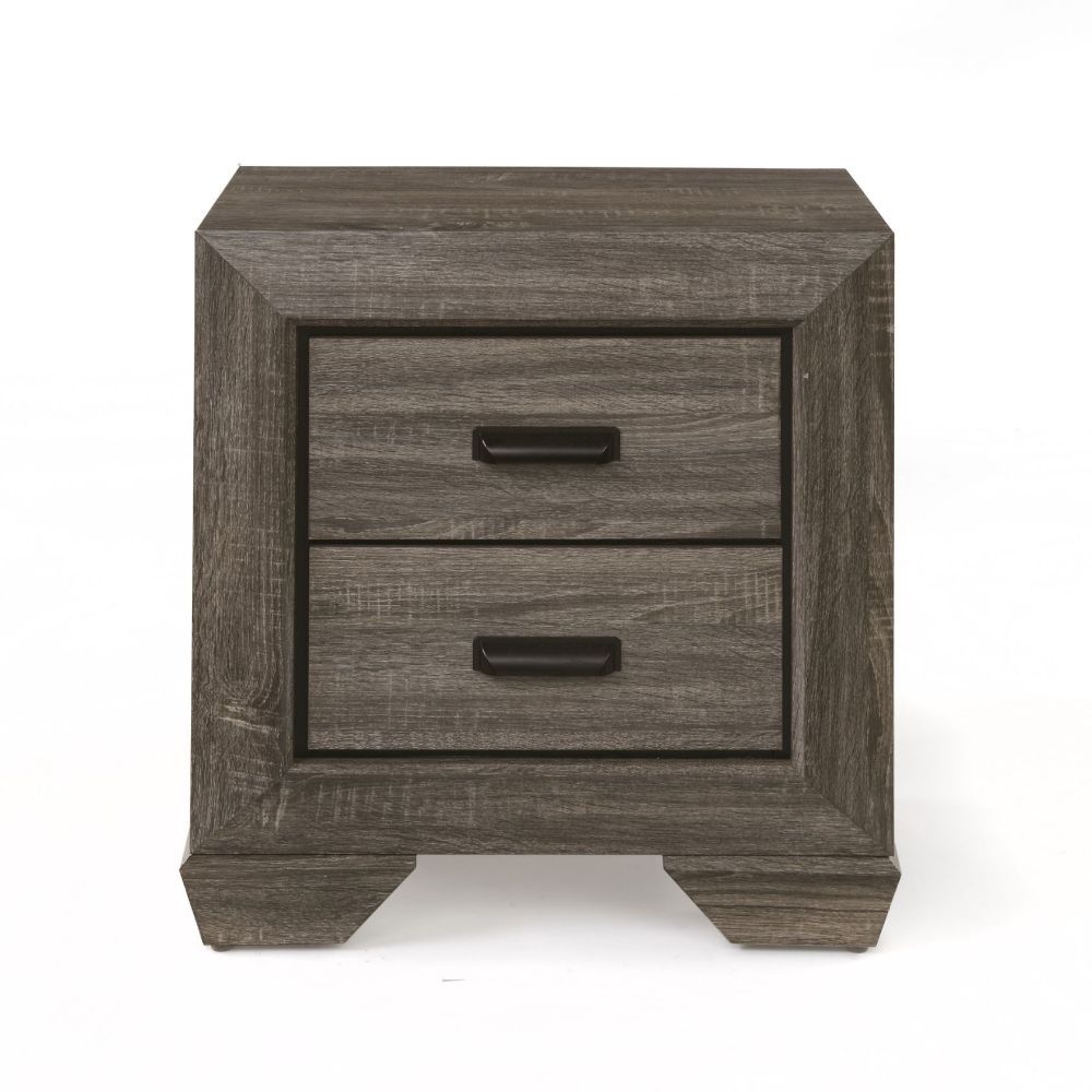 Lyndon - Nightstand - Weathered Gray Grain ACME 