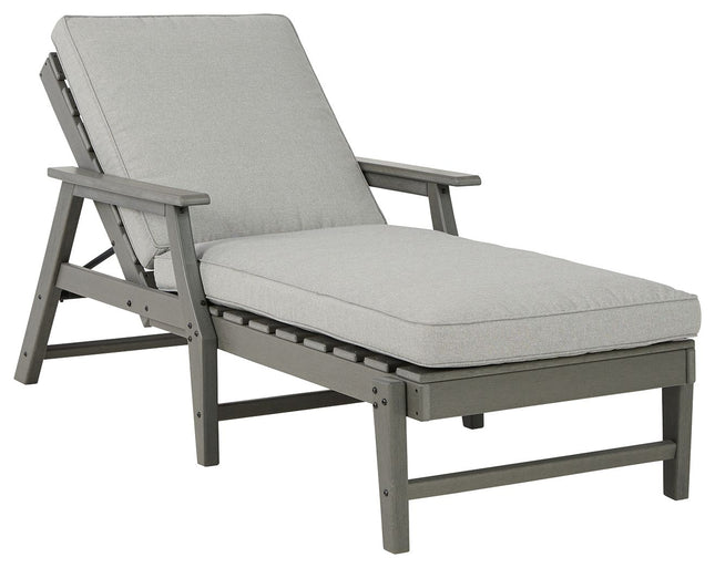 Visola - Gray - Chaise Lounge With Cushion Signature Design by Ashley® 