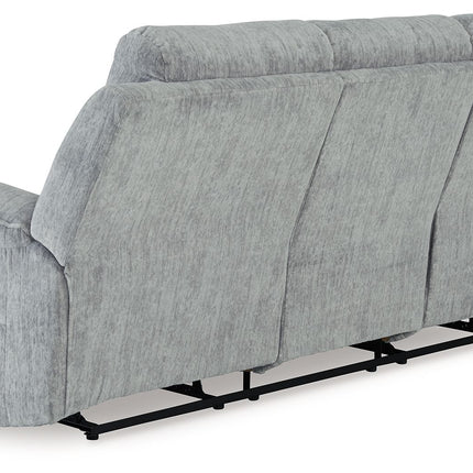 Buntington - Pewter - Reclining Sofa Benchcraft® 