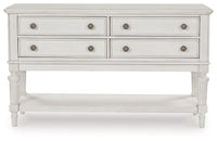 Montelaine - Antique White - Dining Room Server Benchcraft® 