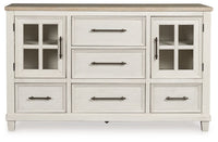 Thumbnail for Shaybrock - Antique White / Brown - Dresser - Tony's Home Furnishings