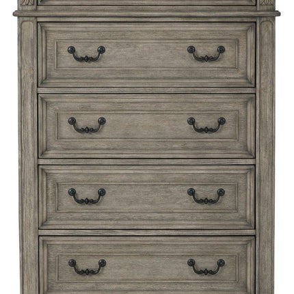 Lodenbay - Antique Gray - Five Drawer Chest Signature Design by Ashley® 