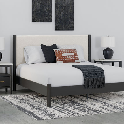 Cadmori - Upholstered Panel Bed Signature Design by Ashley® 