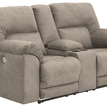 Cavalcade - Reclining Loveseat W/Console Ashley Furniture 