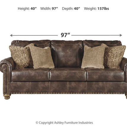 Nicorvo - Coffee - Sofa Ashley Furniture 