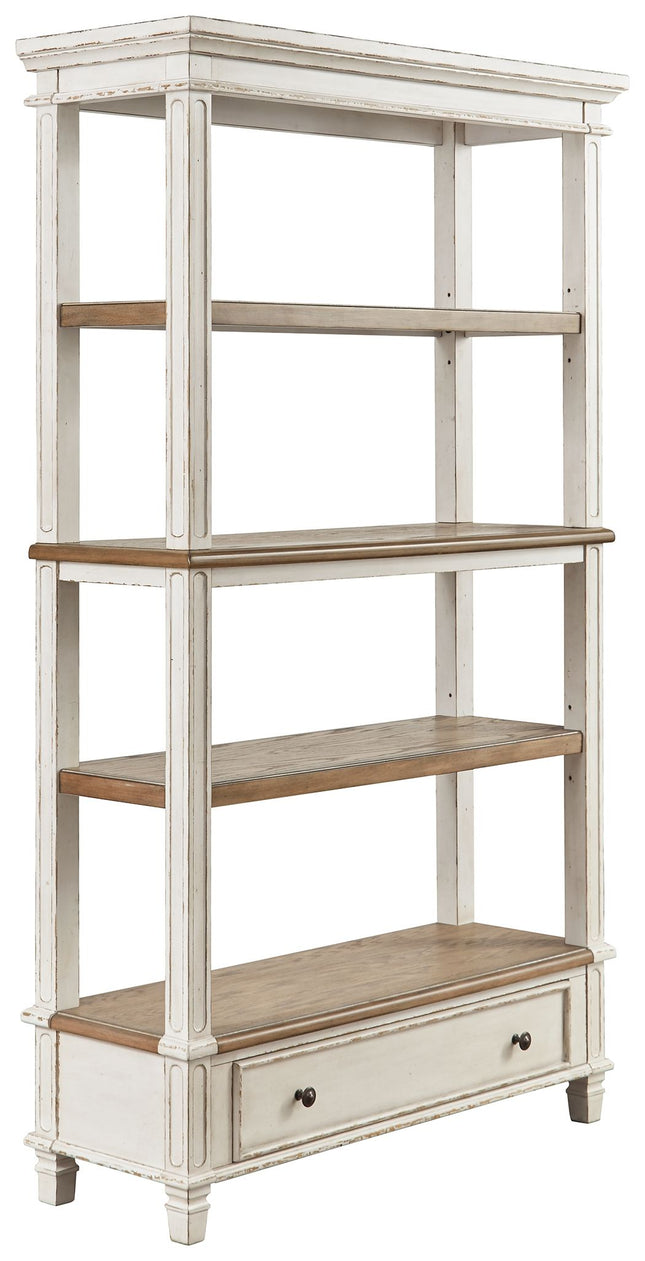 Realyn - Brown / White - Bookcase Ashley Furniture 