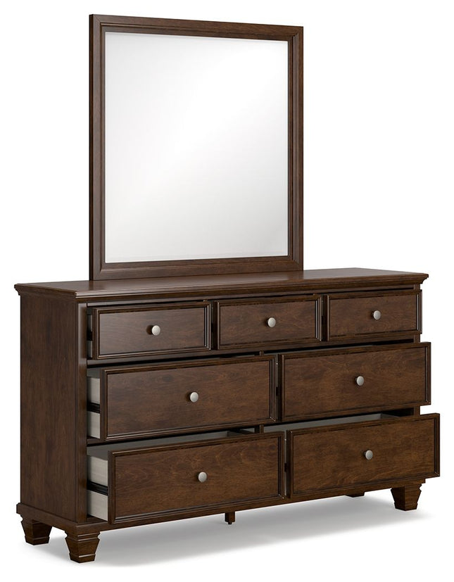 Danabrin - Brown - Dresser And Mirror Signature Design by Ashley® 