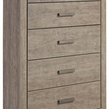 Culverbach - Gray - Five Drawer Chest Ashley Furniture 