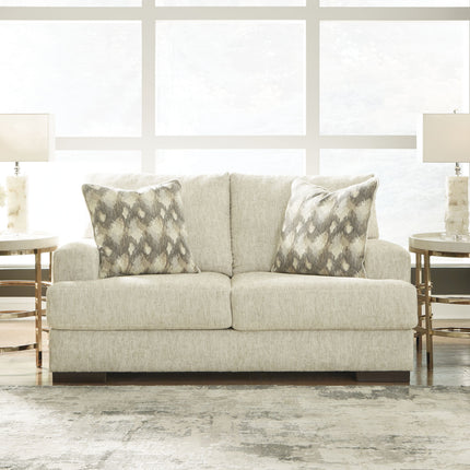 Caretti - Parchment - Loveseat Signature Design by Ashley® 