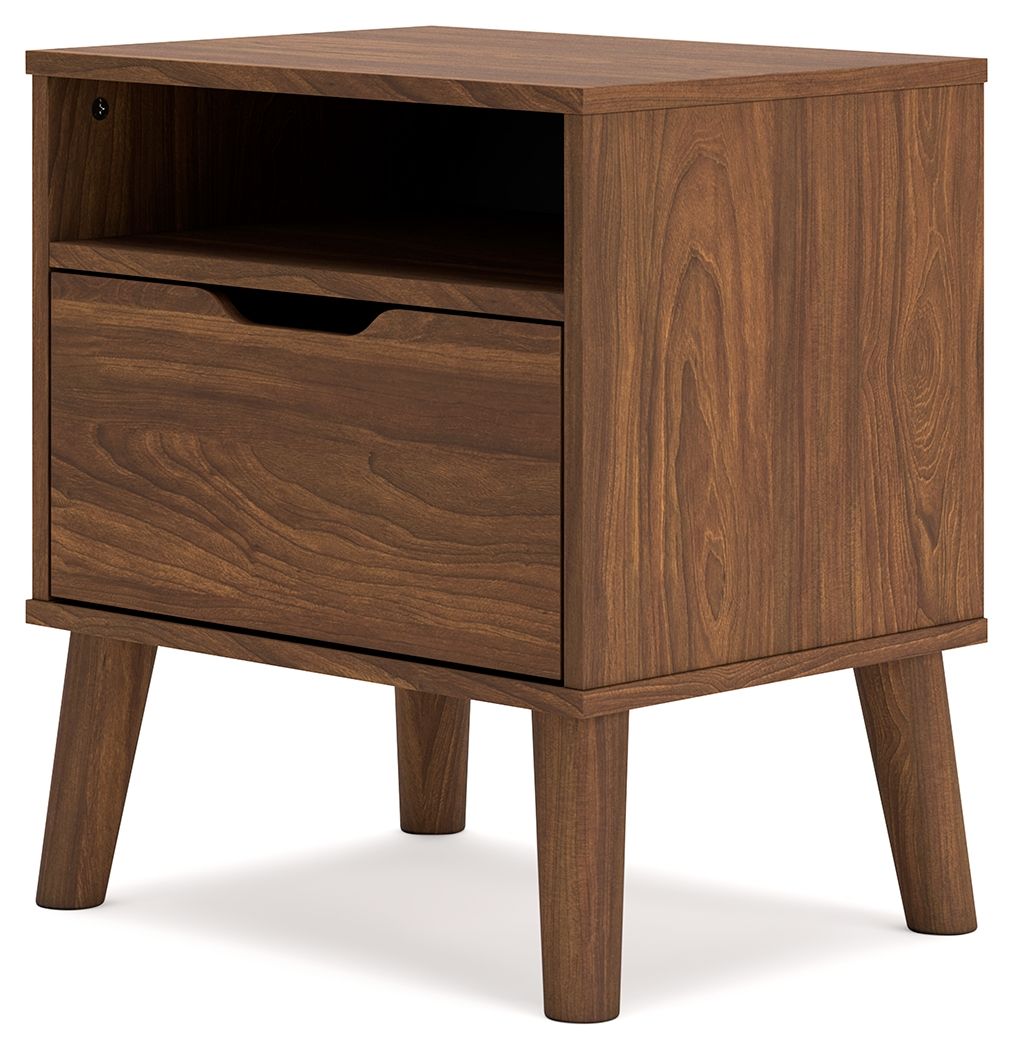 Fordmont - Auburn - One Drawer Night Stand Signature Design by Ashley® 