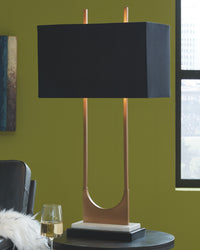 Thumbnail for Malana - Brass Finish - Metal Table Lamp - Tony's Home Furnishings