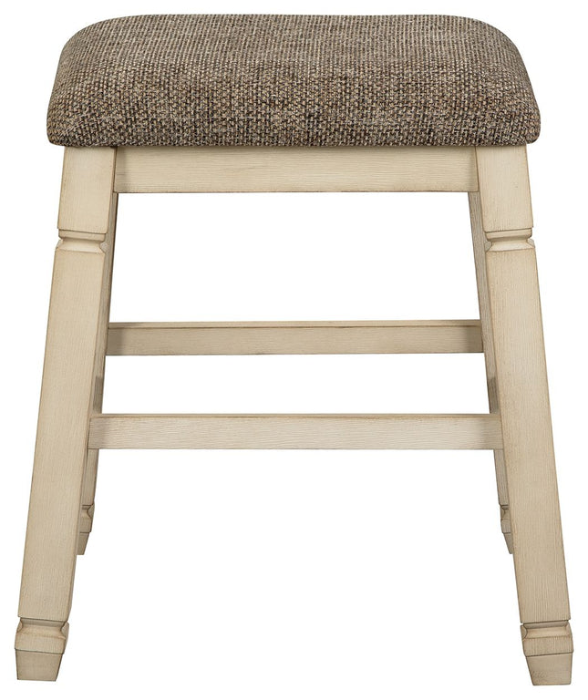 Bolanburg - Beige - Upholstered Stool (Set of 2) Signature Design by Ashley® 