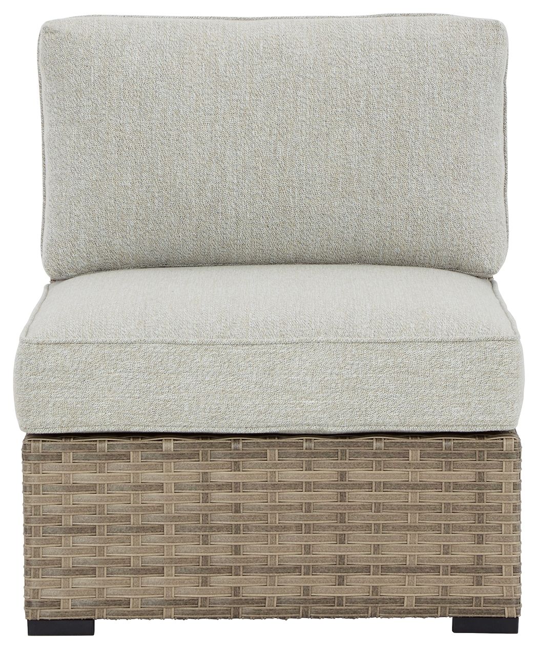 Calworth - Beige - Armless Chair W/Cushion (Set of 2) Ashley Furniture 