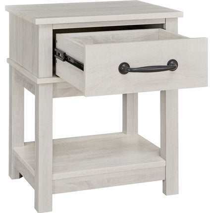 Dorrinson - White - One Drawer Night Stand Signature Design by Ashley® 