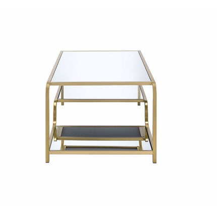 Astrid - Coffee Table - Gold & Mirror ACME 