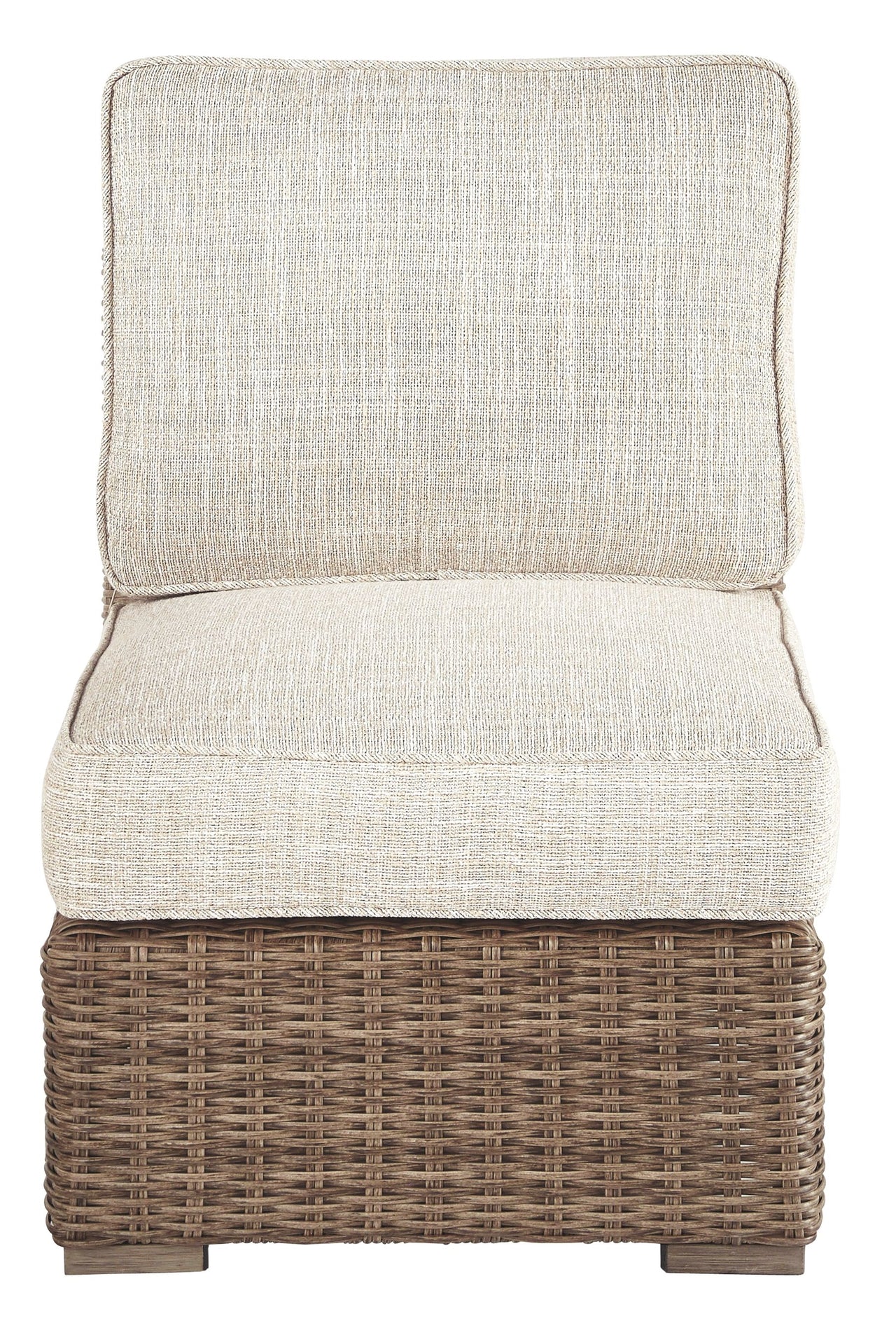 Beachcroft - Beige - Armless Chair W/Cushion Ashley Furniture 